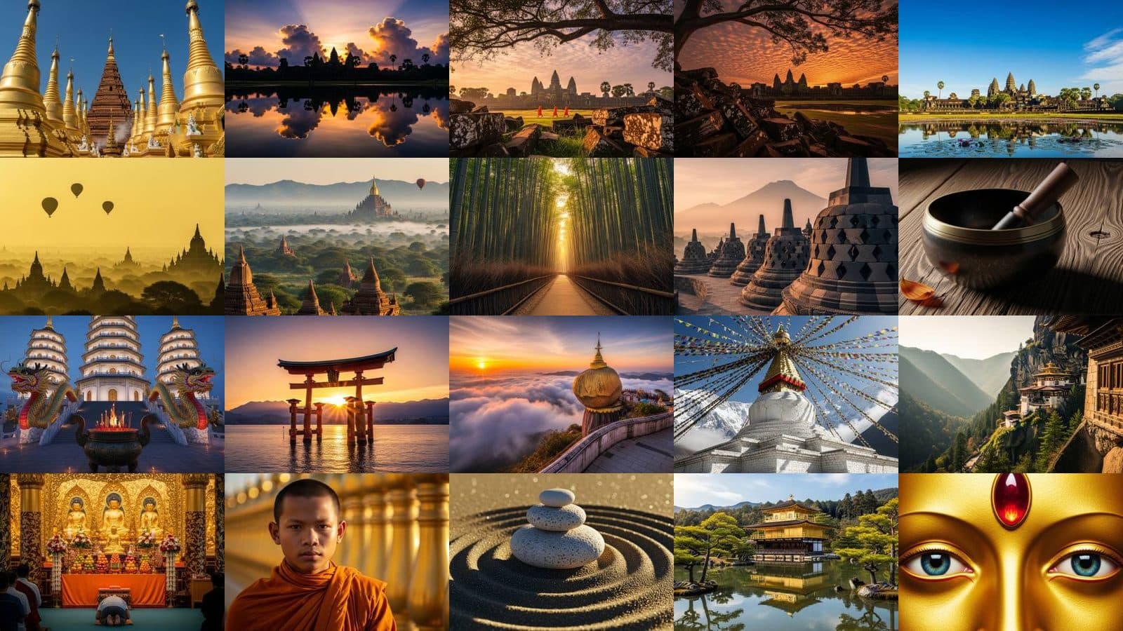 Golden Buddhism Collection