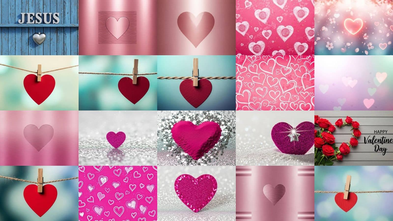 Heart Backgrounds Collection