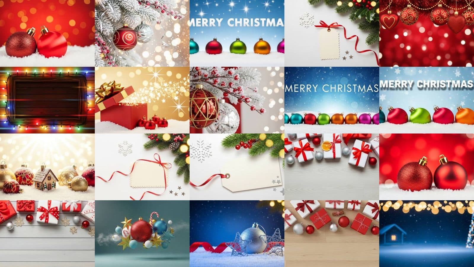 Holiday Backgrounds Collection