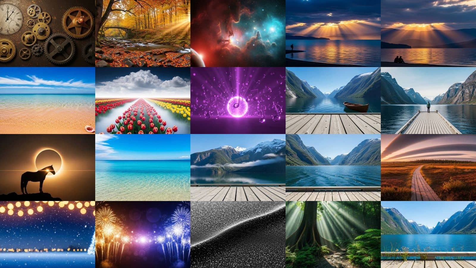 Landscape Backgrounds Collection