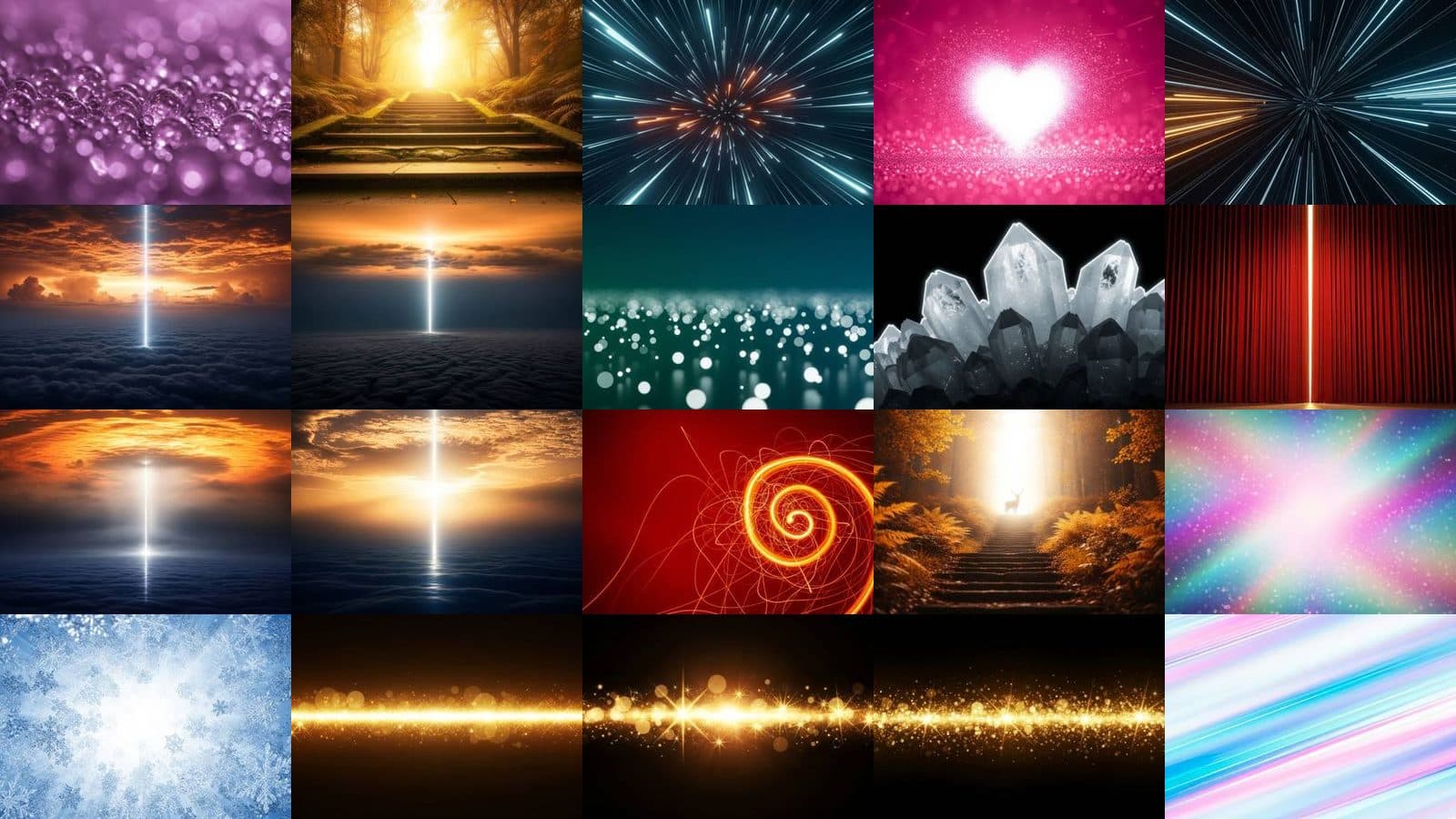 Light Backgrounds Collection