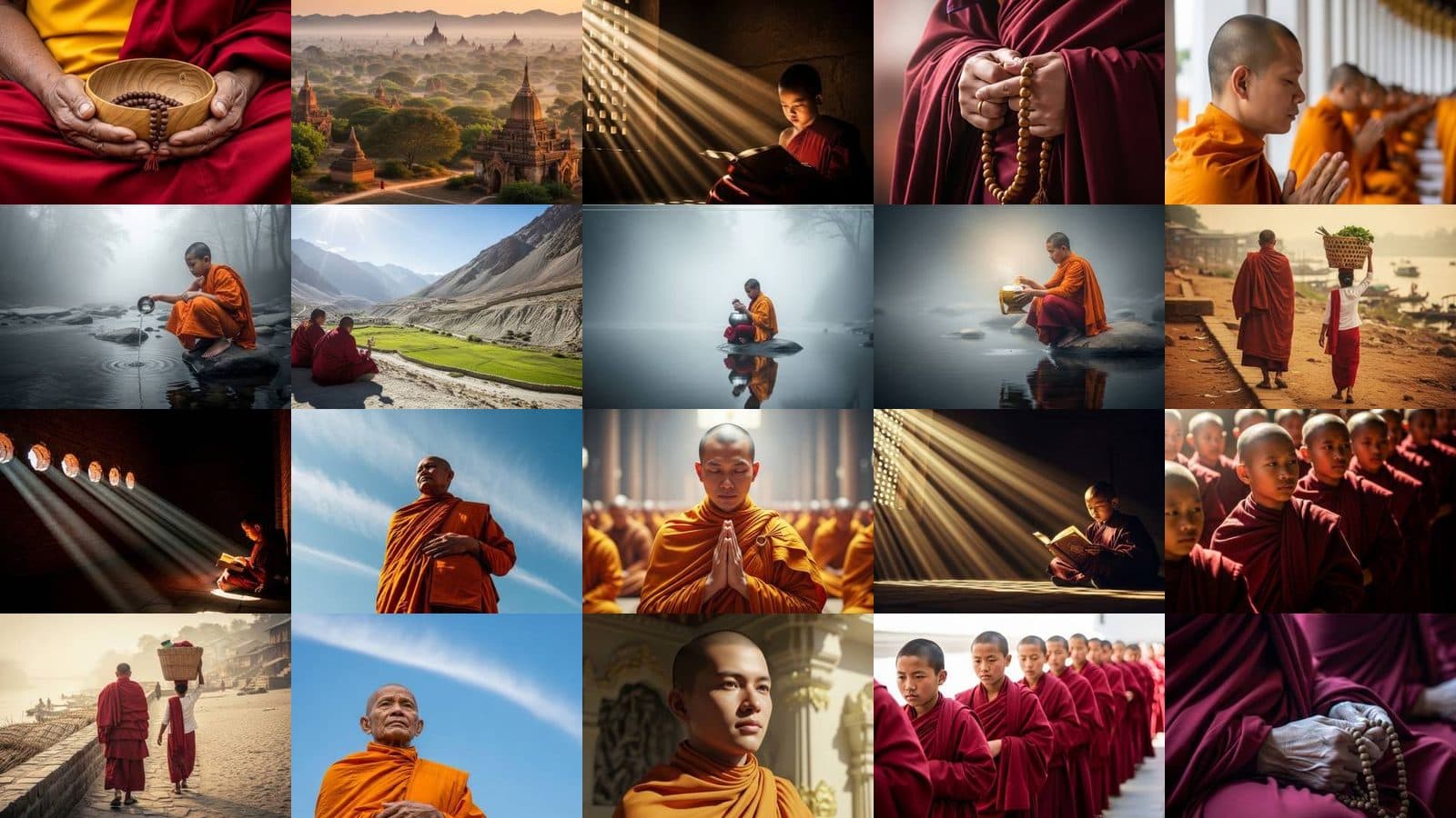 Monk Buddhism Collection
