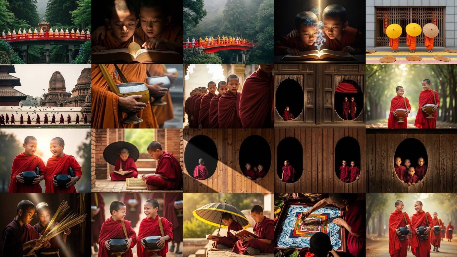 Monks Buddhism Collection Vol. 3