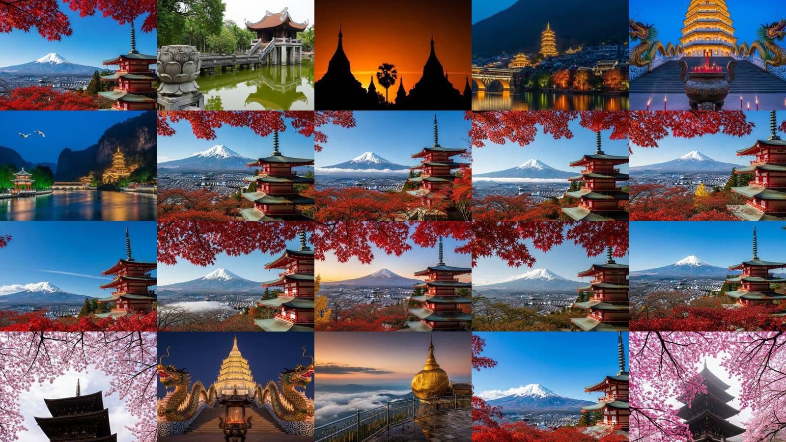 Pagoda Buddhism Collection