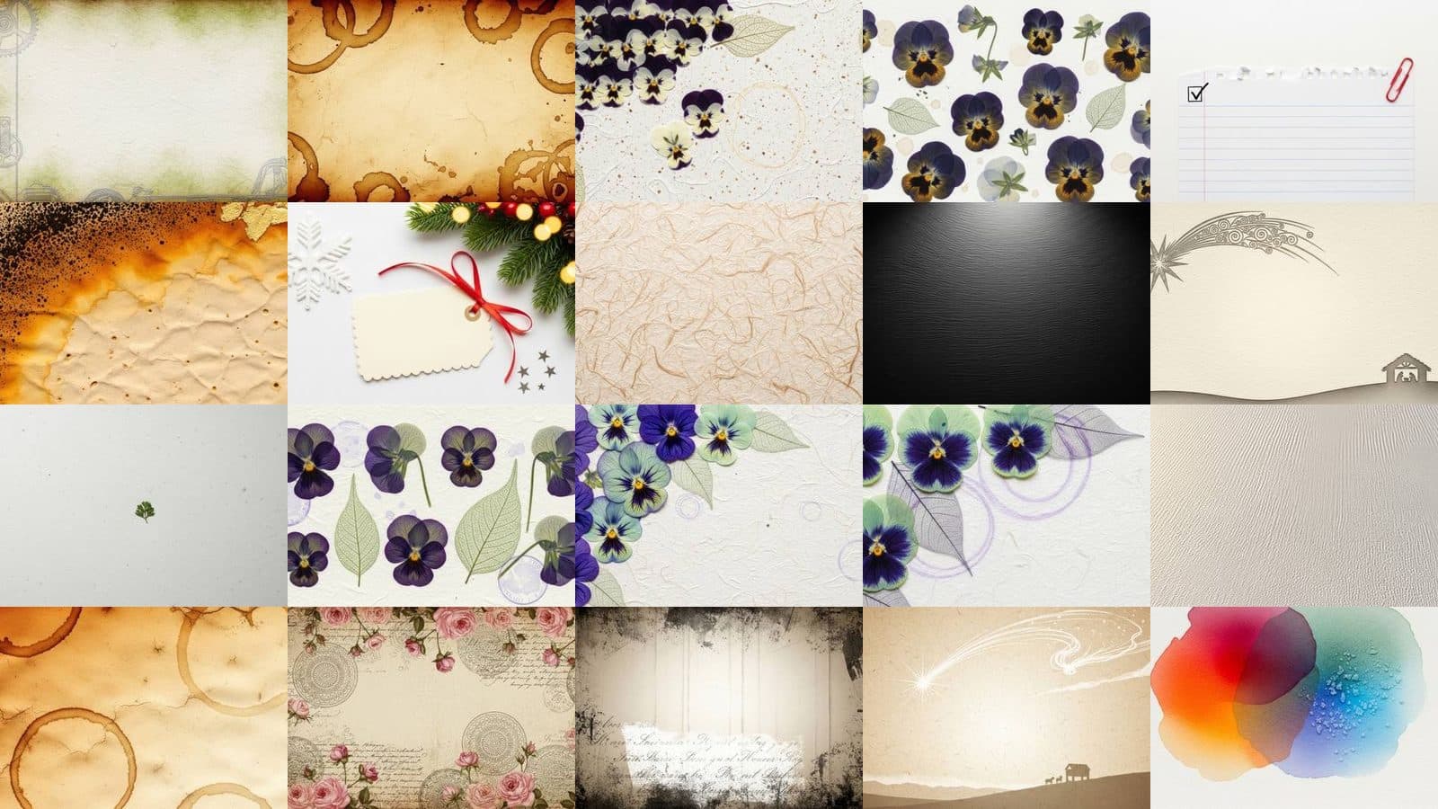 Paper Backgrounds Collection
