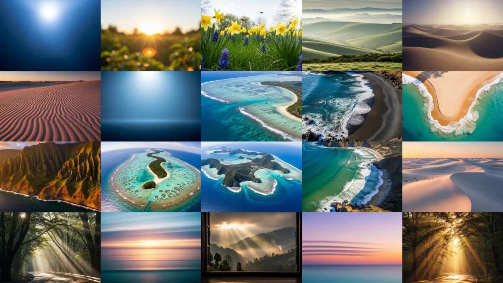 Abstract Sand Landscape Pack