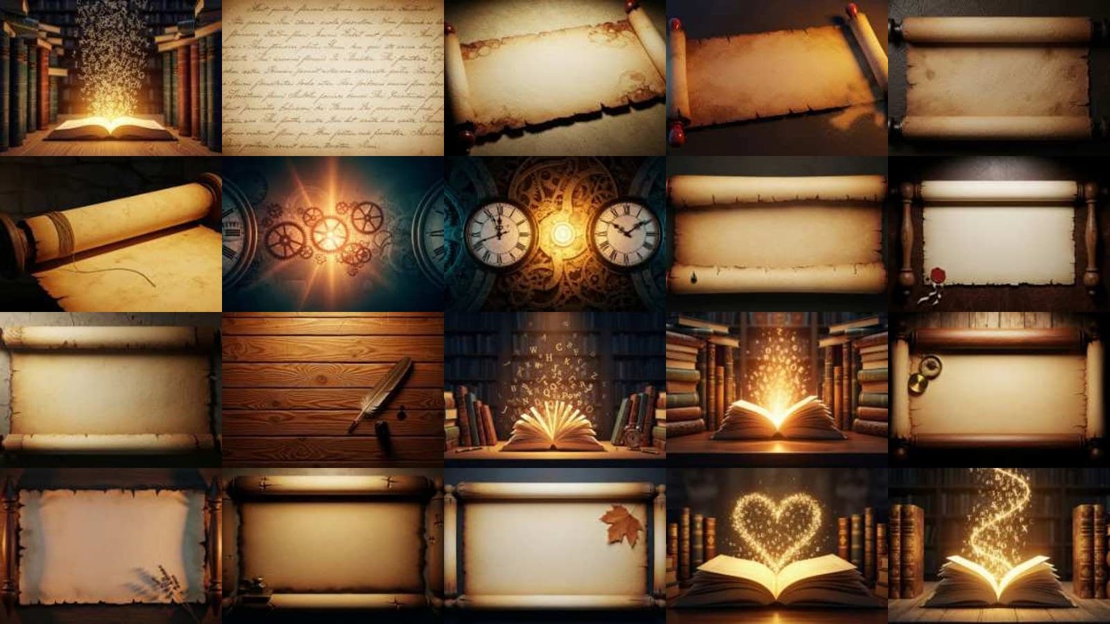 Ancient Parchment Objects Pack