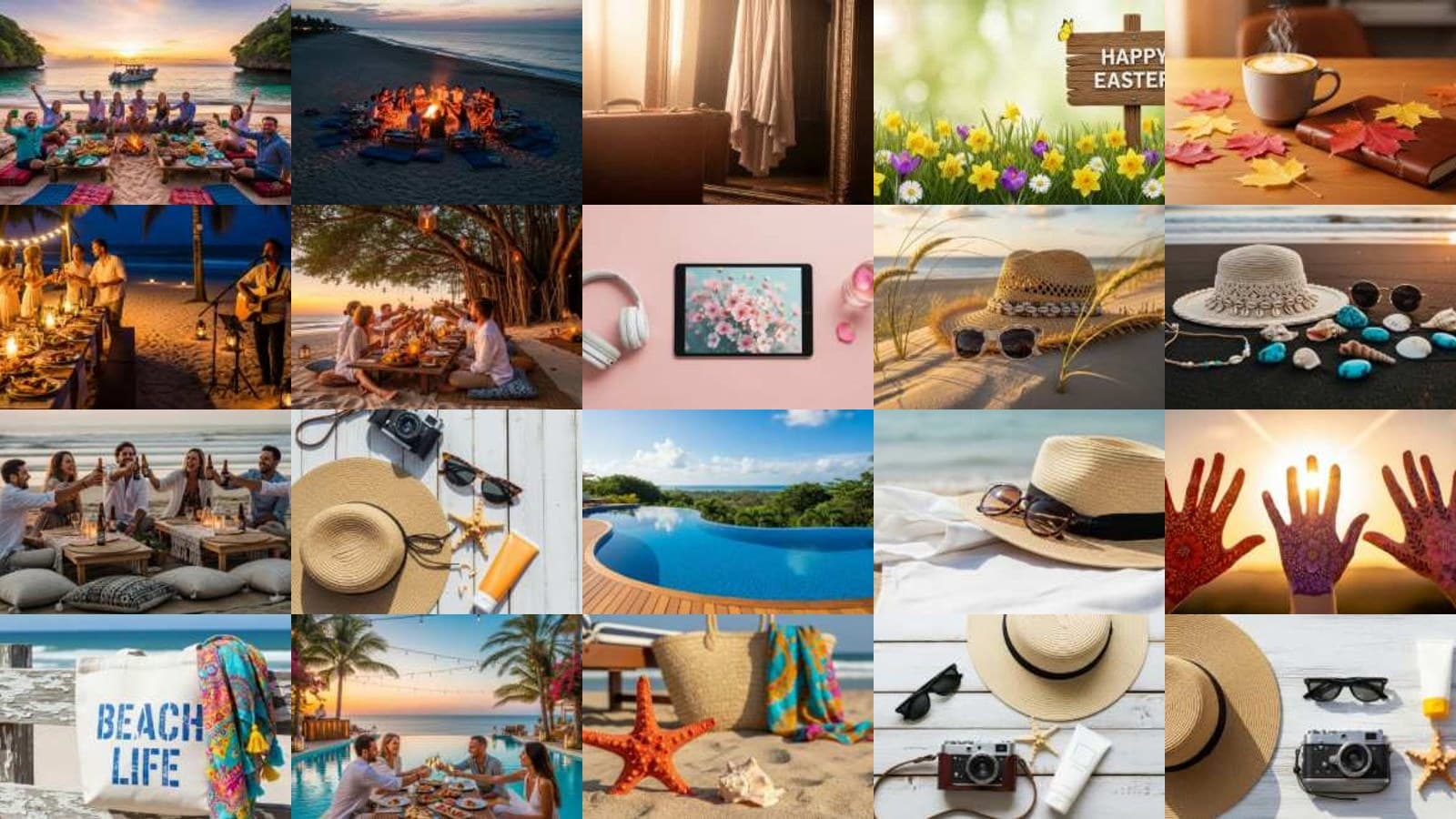 Beach Dinner Lifestyle Pack
