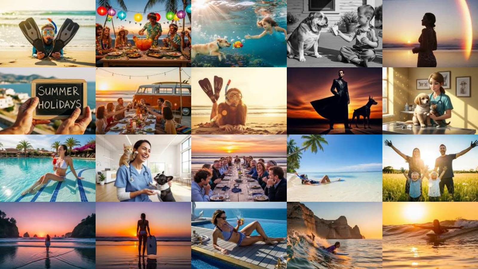 Beach Vintage Portrait Pack Vol. 2