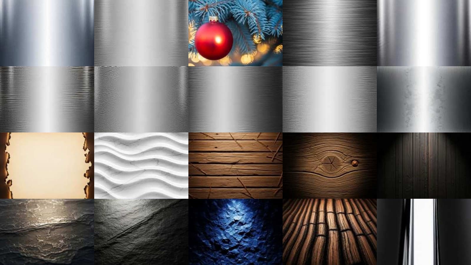 Brushed Texture Design Elements