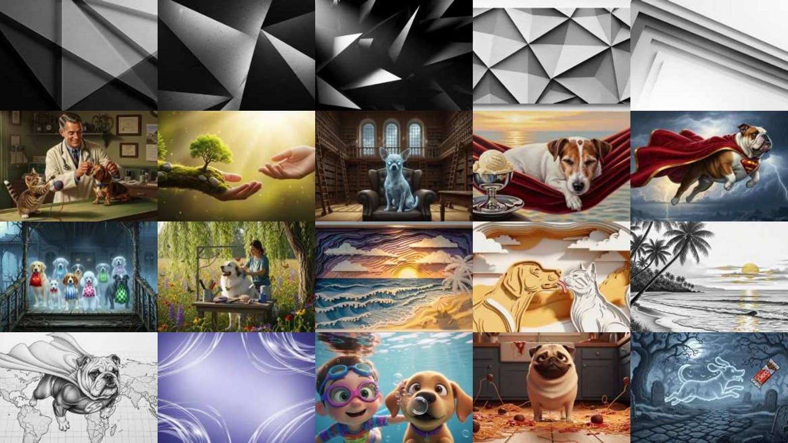 Digital Monochromatic Assets Pack Vol. 2
