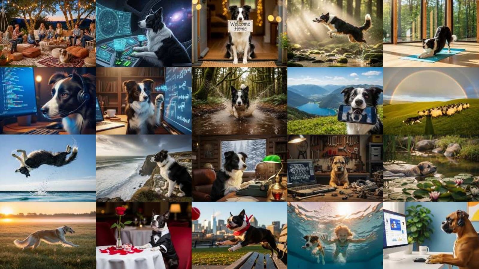 Dog Border Photography Pack Vol. 2