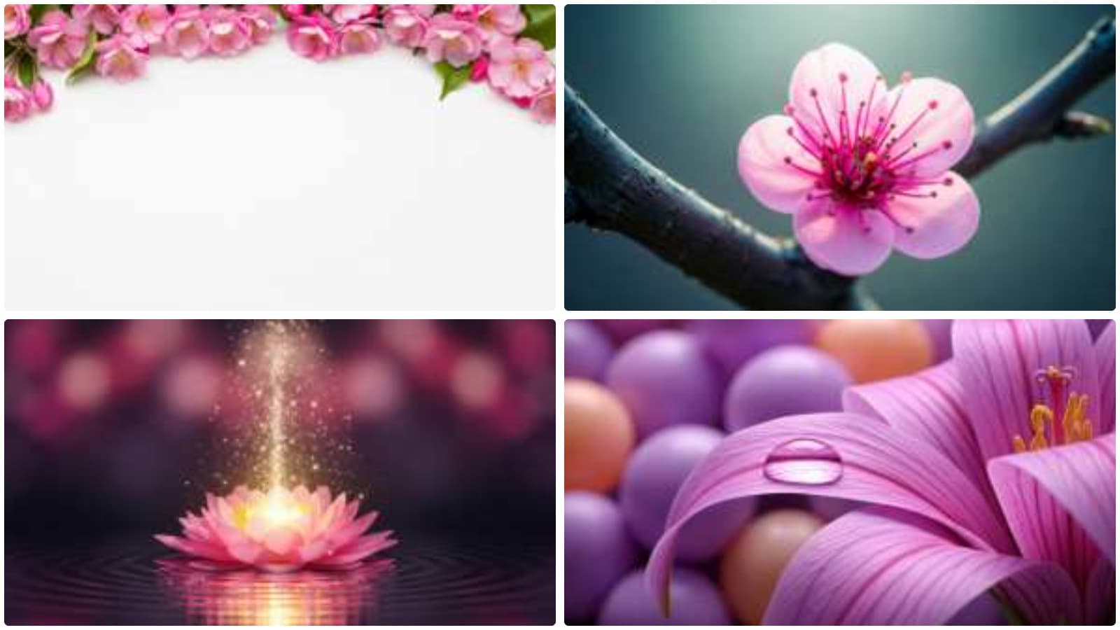 Ethereal Blooms and Petals