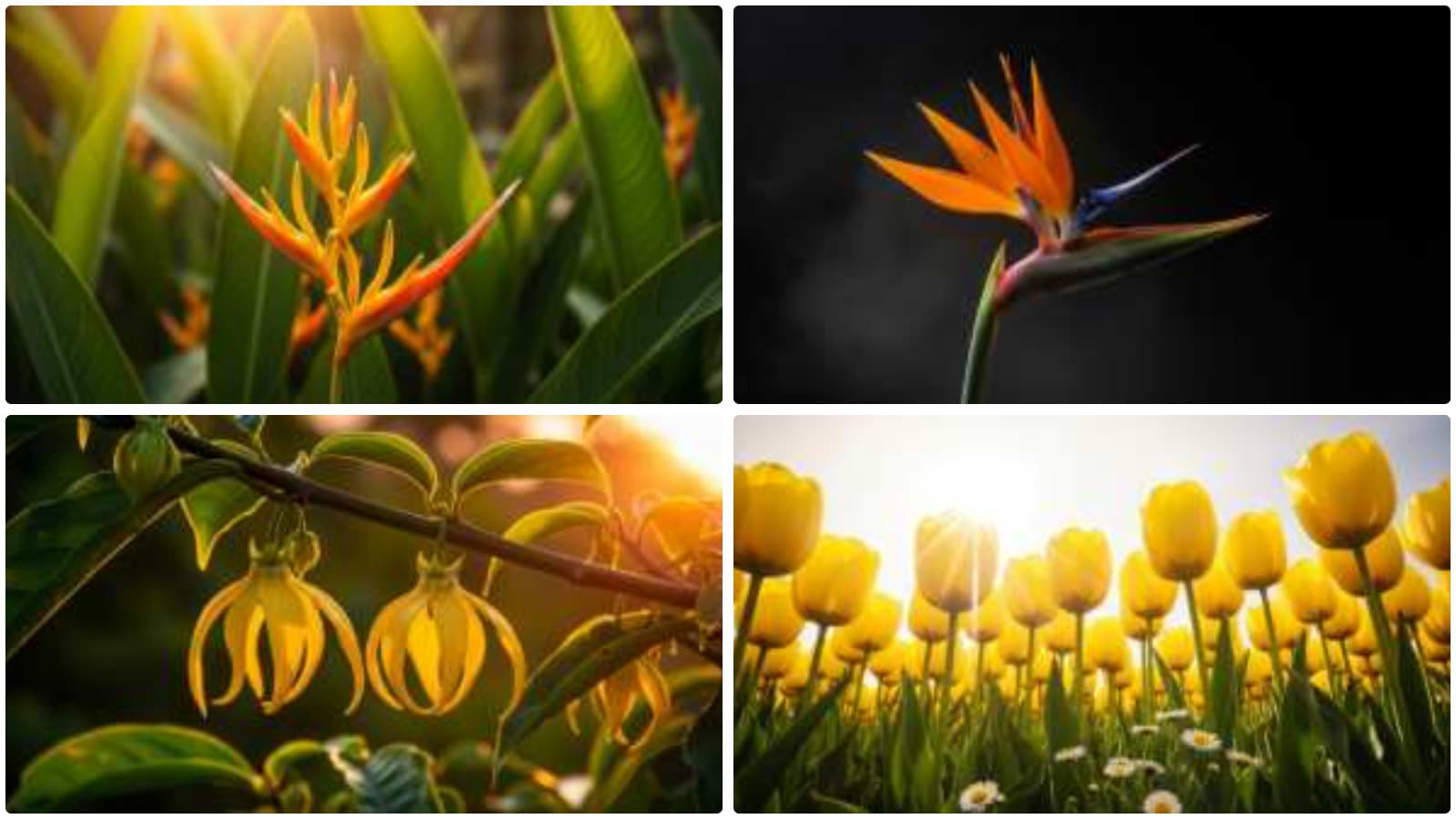 Exotic Blooms, Golden Glow