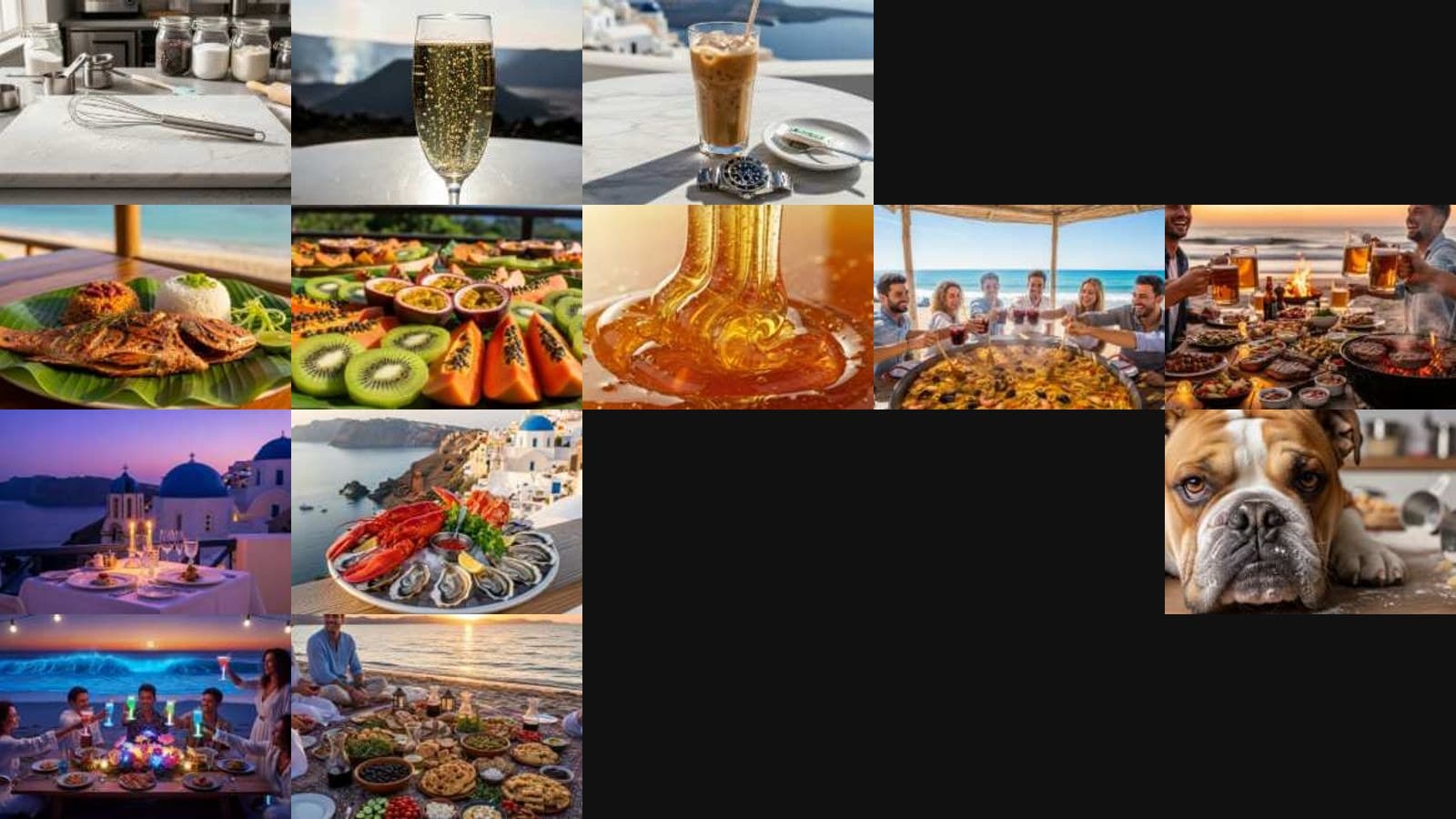 Marble Glass Food Photography Pack