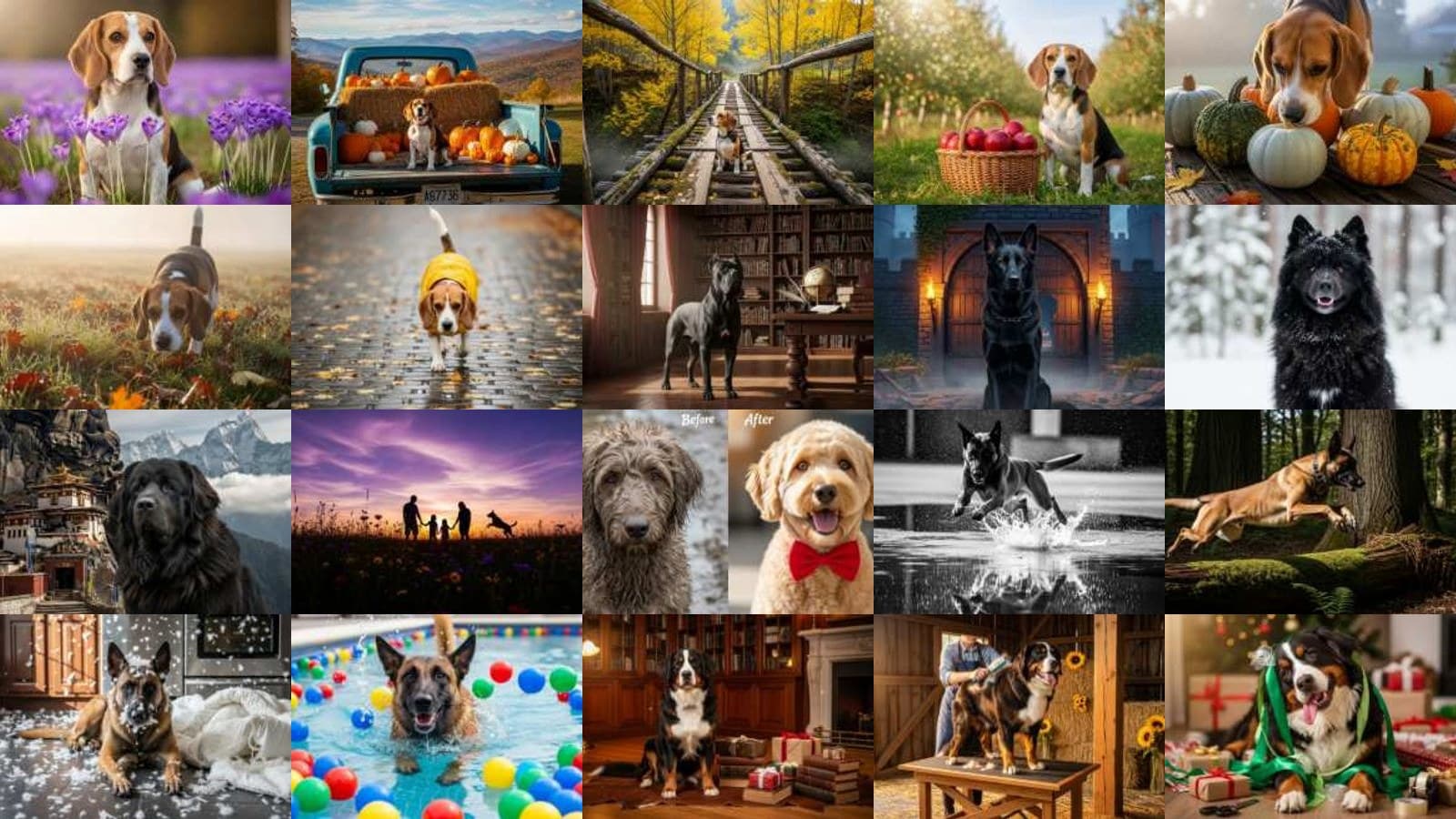 Playful Beagle Collection