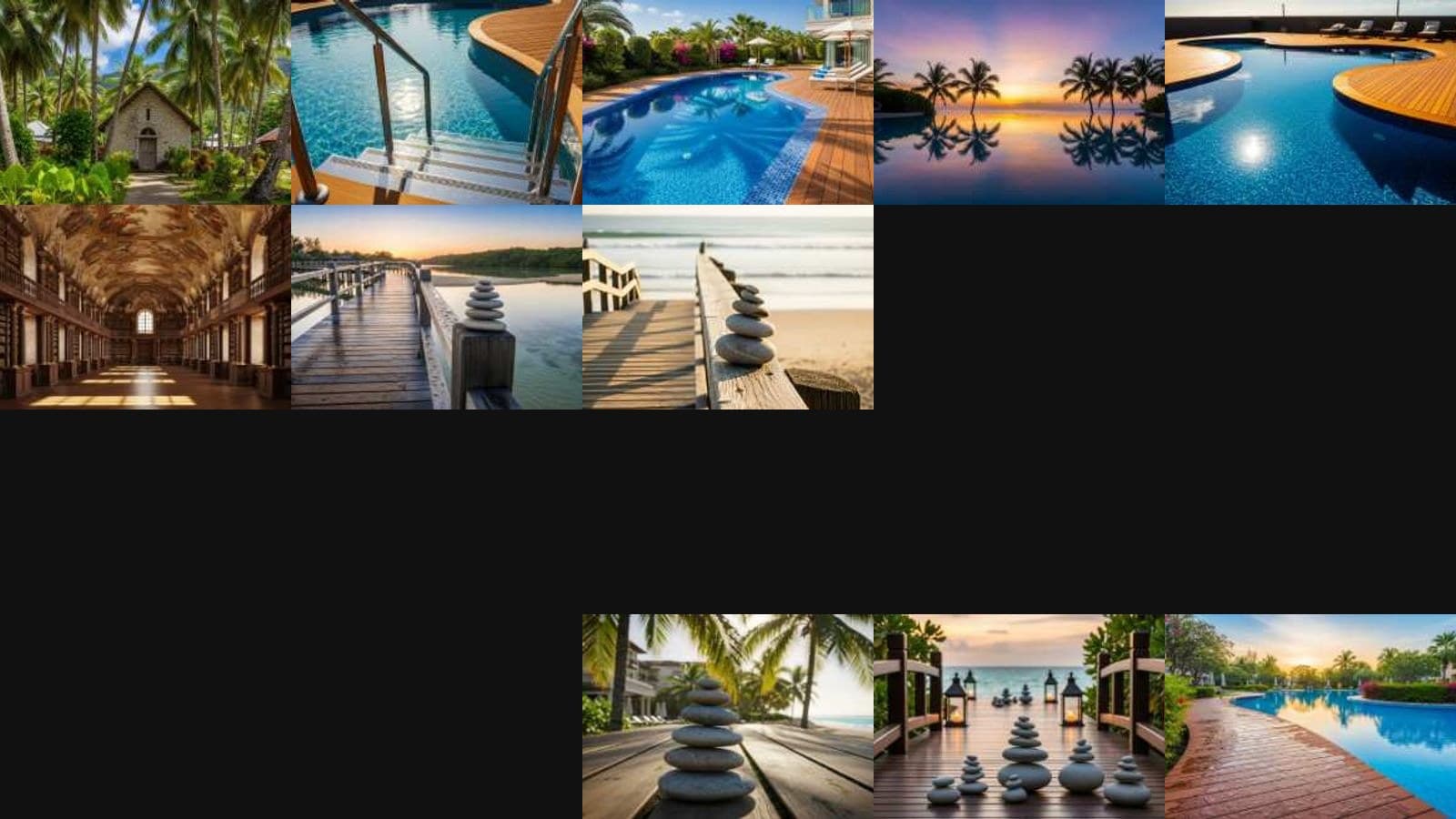 Pool Design & Structure Set