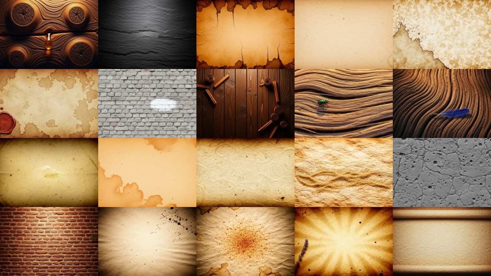 Raw Aged Materials Collection