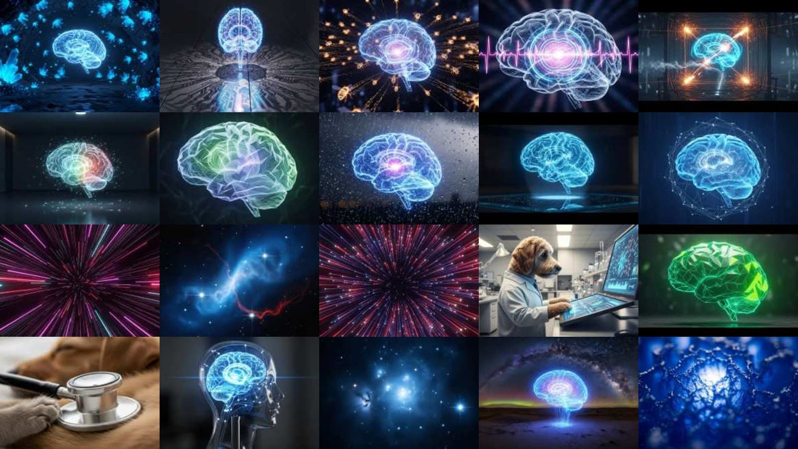 Scientific Holographic Visuals Series