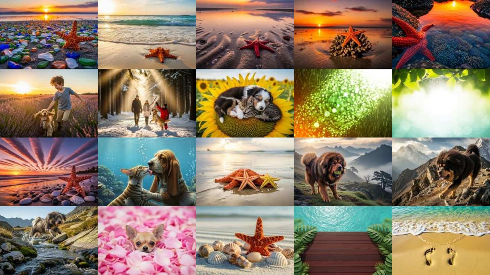 Starfish Sunset Nature Pack Vol. 2